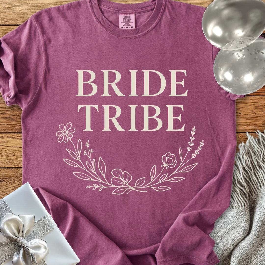 Bride Tribe - Premium Bloom Bridal Party T-Shirt