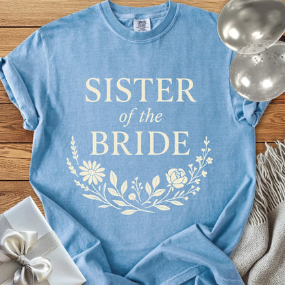 Sister of the Bride - Premium Bloom Bridal Party T-Shirt