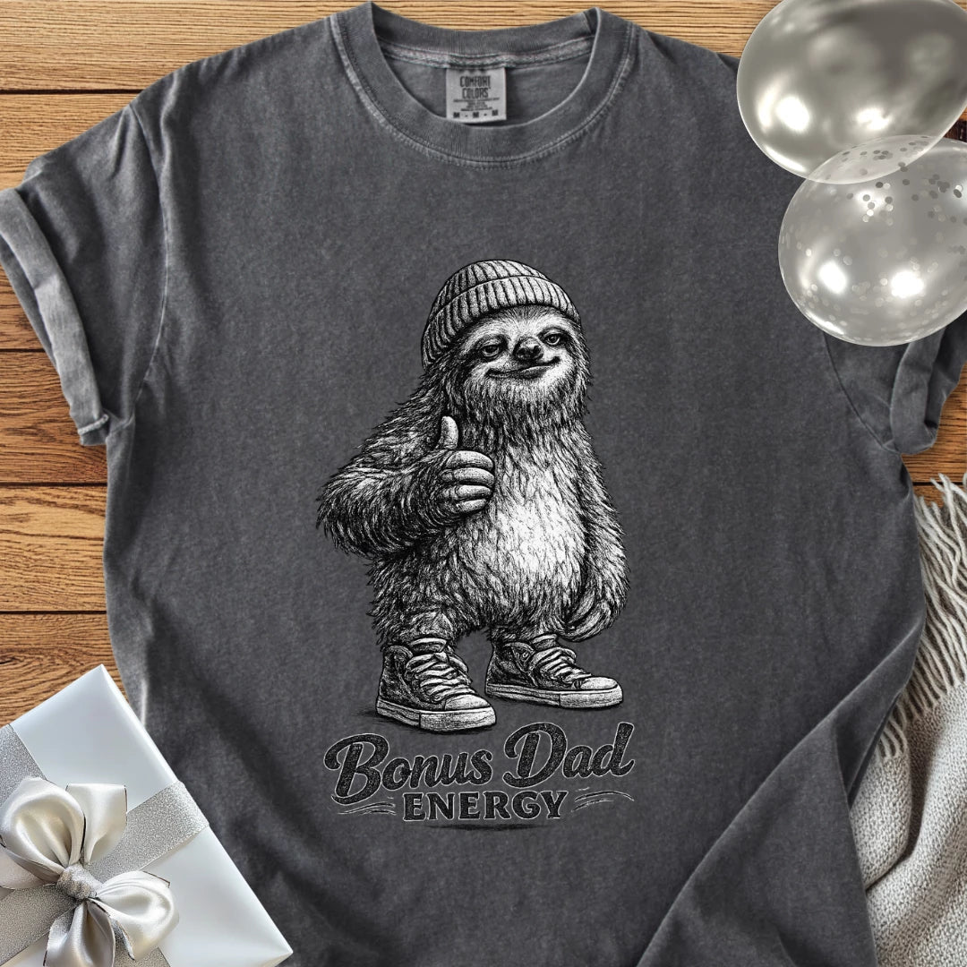 Bonus Dad Energy - Premium Step-Dad T-Shirt