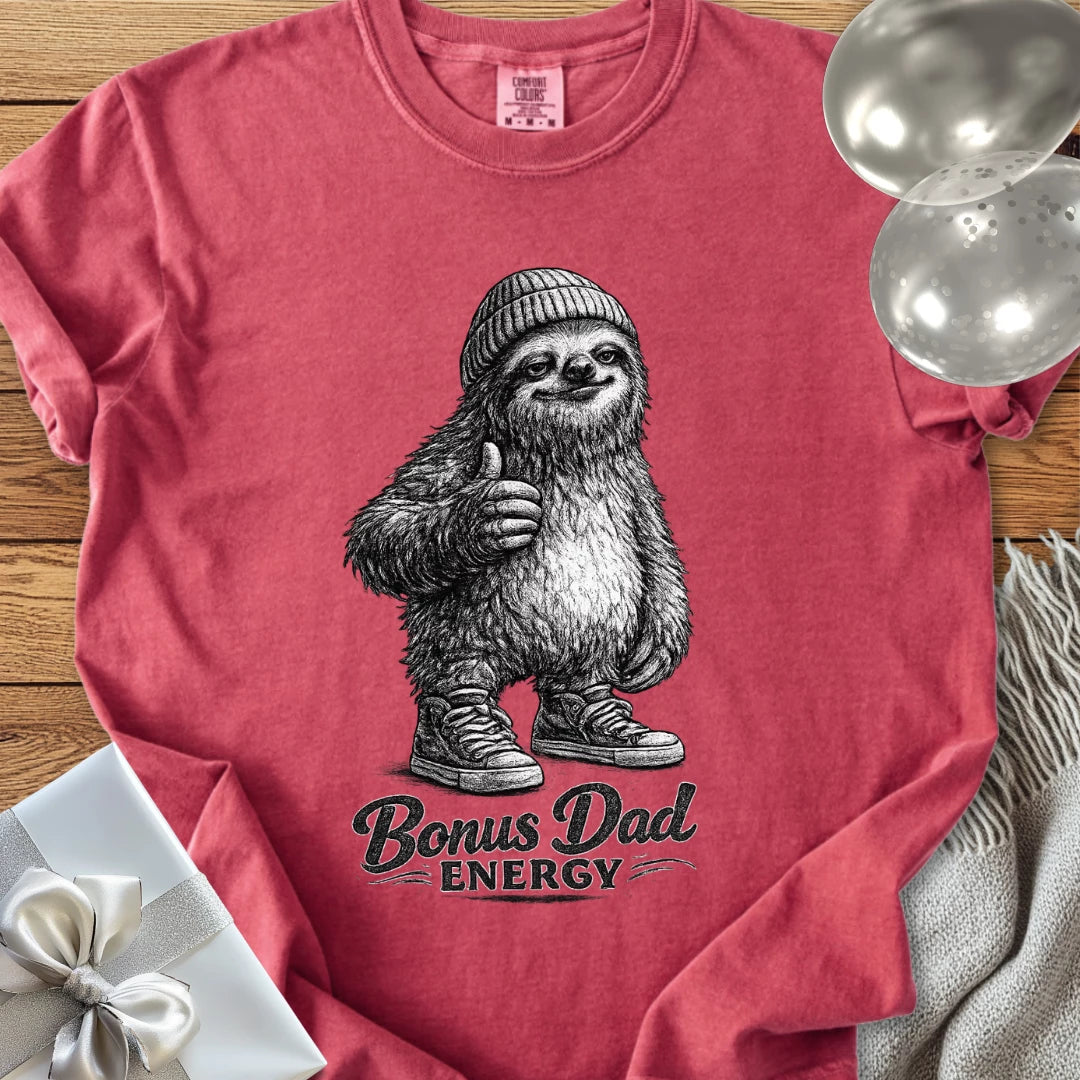 Bonus Dad Energy - Premium Step-Dad T-Shirt