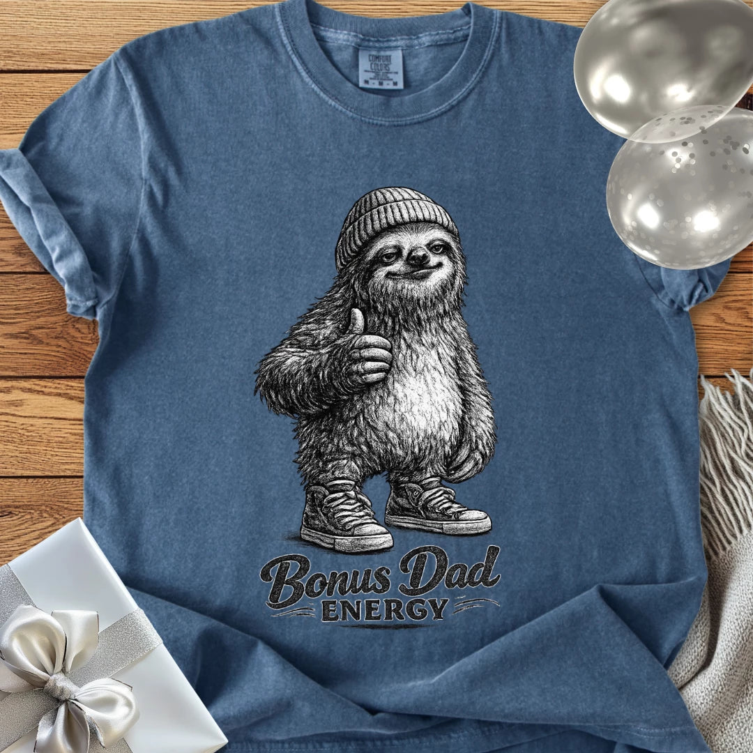 Bonus Dad Energy - Premium Step-Dad T-Shirt