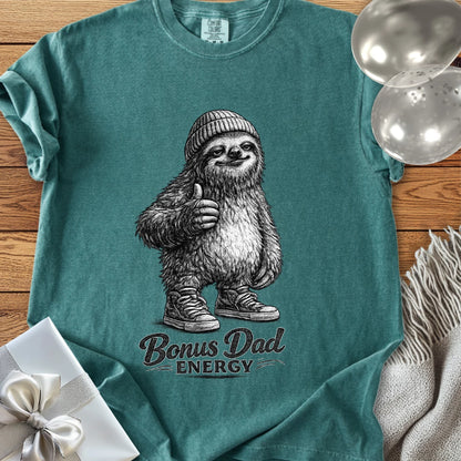 Bonus Dad Energy - Premium Step-Dad T-Shirt