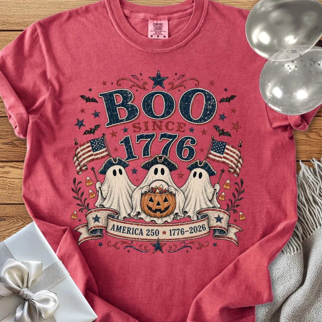 Boo Since 1776 - Premium Halloween America 250 T-Shirt