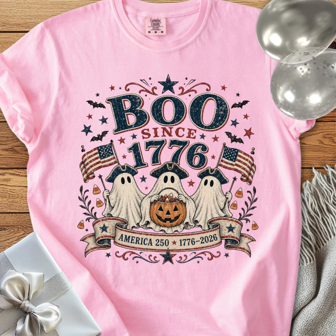 Boo Since 1776 - Premium Halloween America 250 T-Shirt