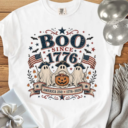Boo Since 1776 - Premium Halloween America 250 T-Shirt
