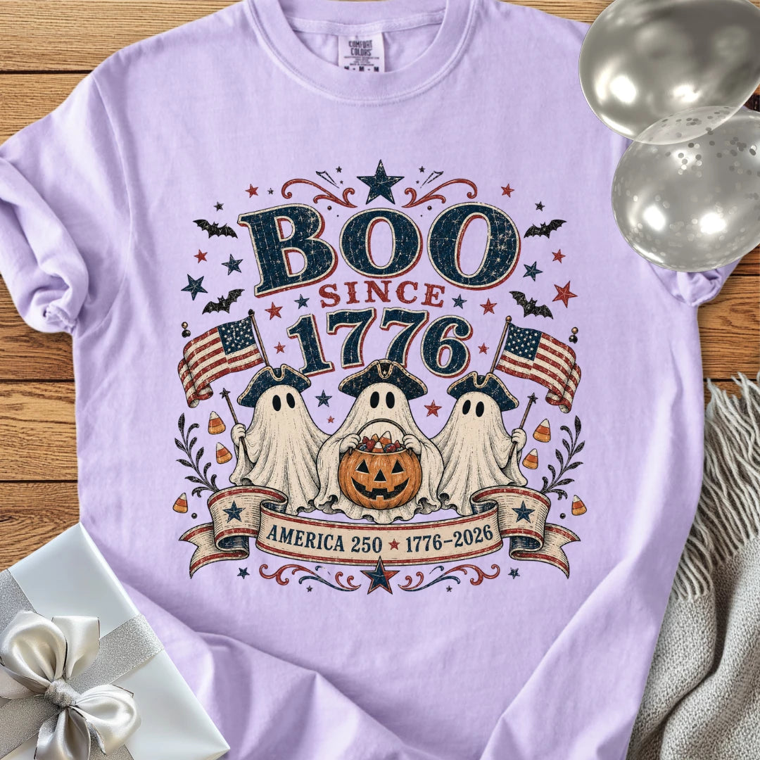 Boo Since 1776 - Premium Halloween America 250 T-Shirt
