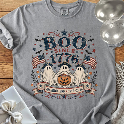 Boo Since 1776 - Premium Halloween America 250 T-Shirt