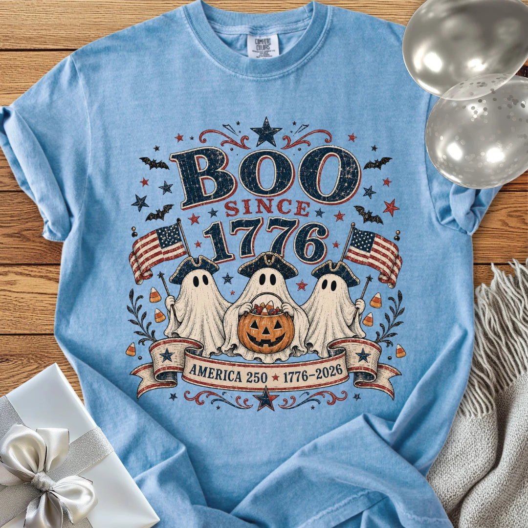 Boo Since 1776 - Premium Halloween America 250 T-Shirt