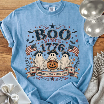 Boo Since 1776 - Premium Halloween America 250 T-Shirt