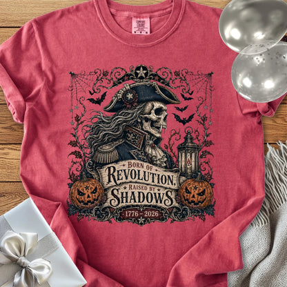 Born of Revolution, Raised by Shadows - Premium Halloween America 250 T-Shirt