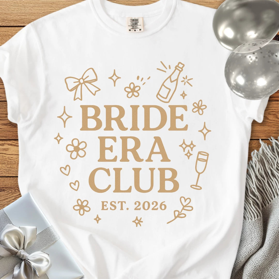 Bride Era Club Est 2026  - Premium  Wedding T-Shirt