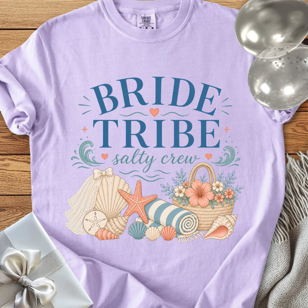 Bride Tribe, Salty Crew - Premium Bridal Party T-Shirt