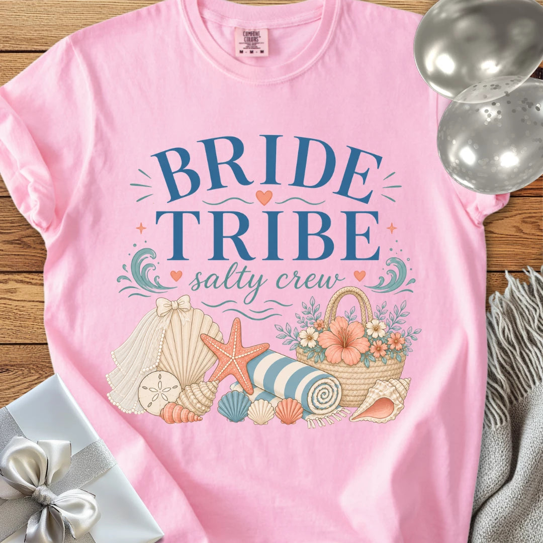 Bride Tribe, Salty Crew - Premium Bridal Party T-Shirt