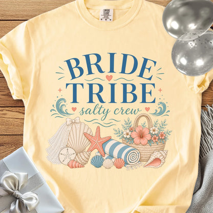 Bride Tribe, Salty Crew - Premium Bridal Party T-Shirt