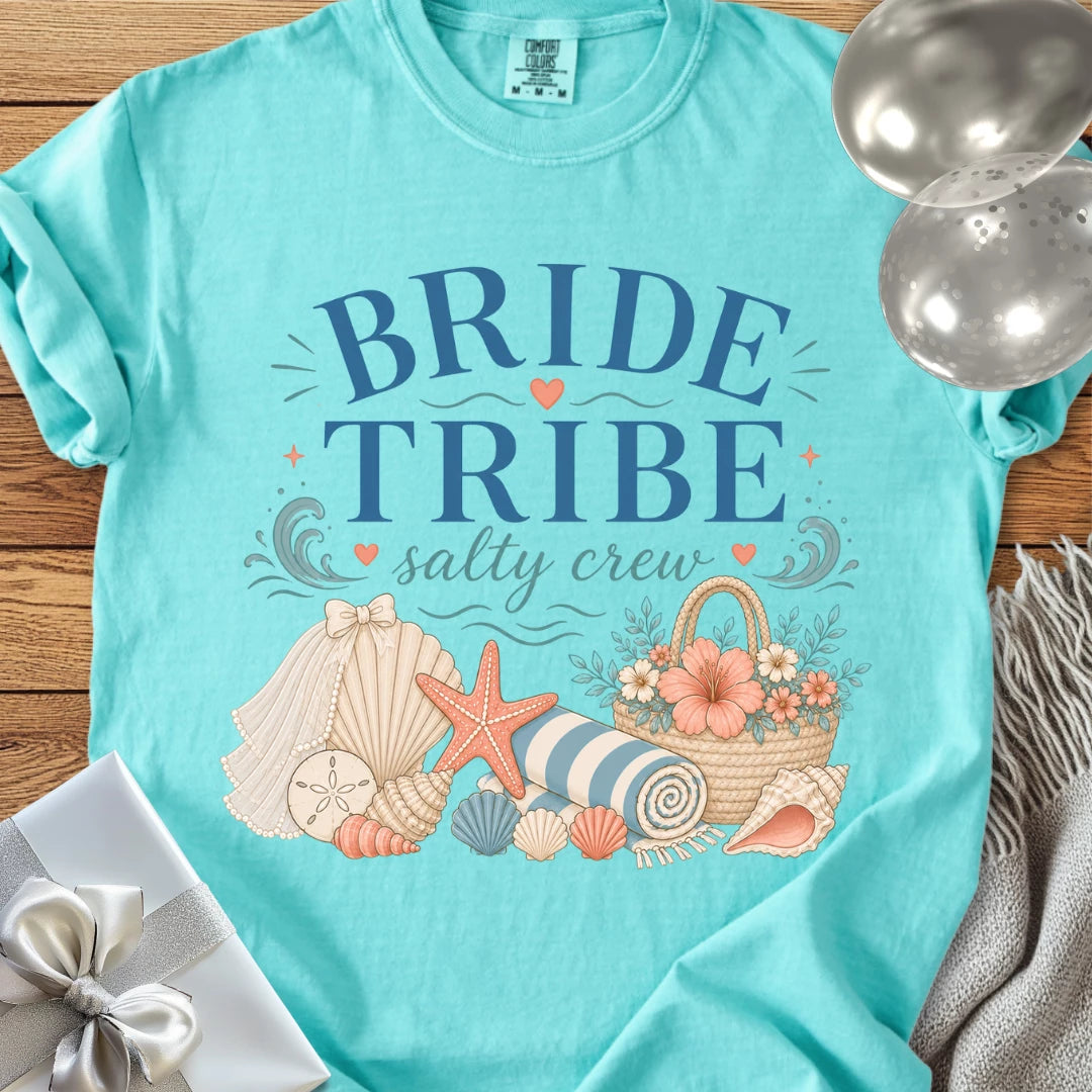 Bride Tribe, Salty Crew - Premium Bridal Party T-Shirt