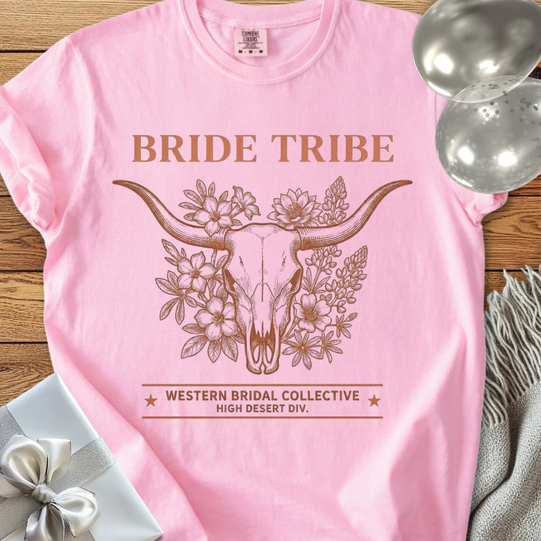 Bride Tribe - Premium Western Style Wedding T-Shirt