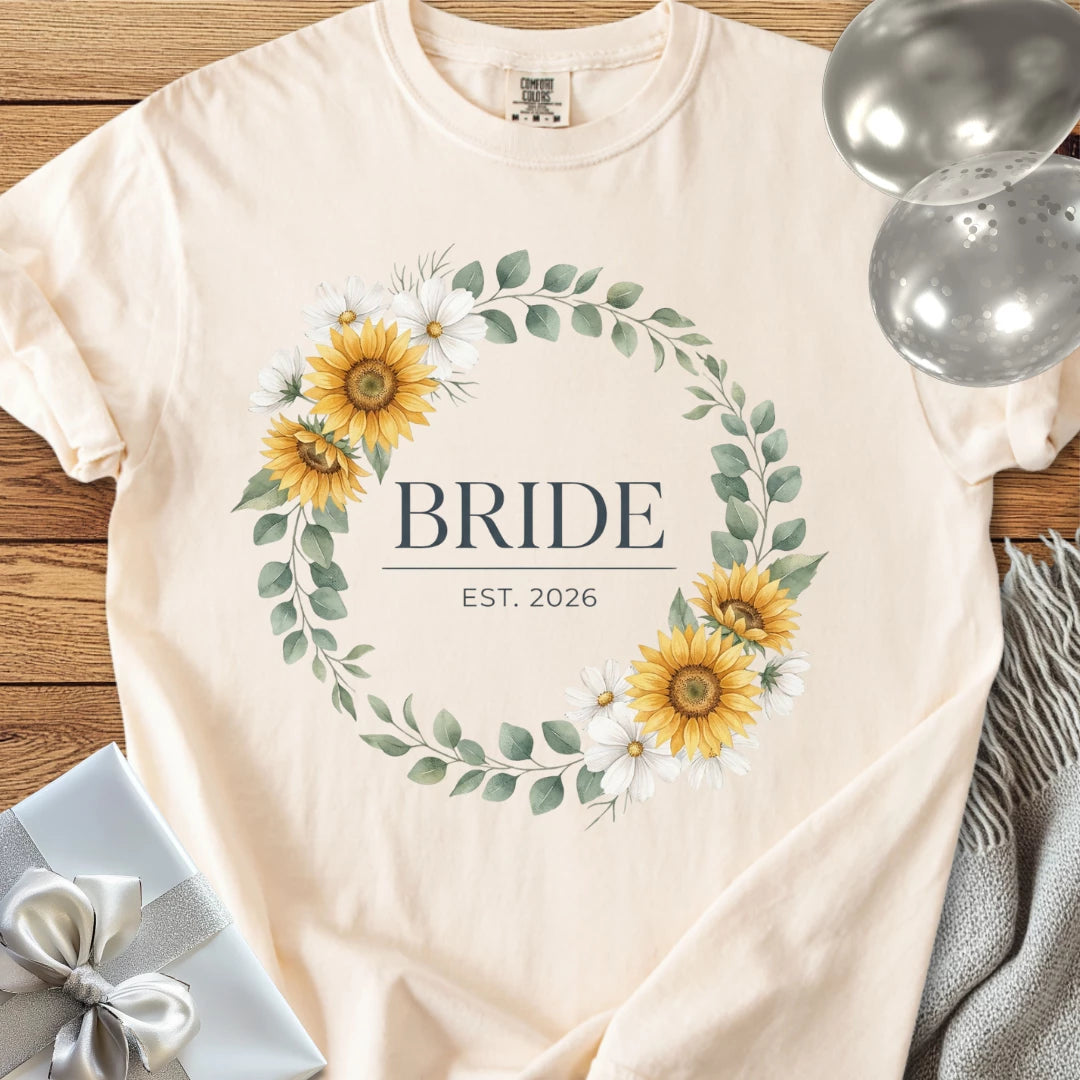 Bride, Est. 2026 - Premium Wedding T-Shirt
