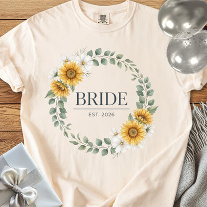 Bride, Est. 2026 - Premium Wedding T-Shirt