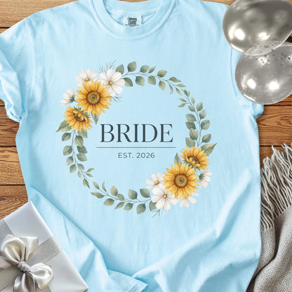 Bride, Est. 2026 - Premium Wedding T-Shirt