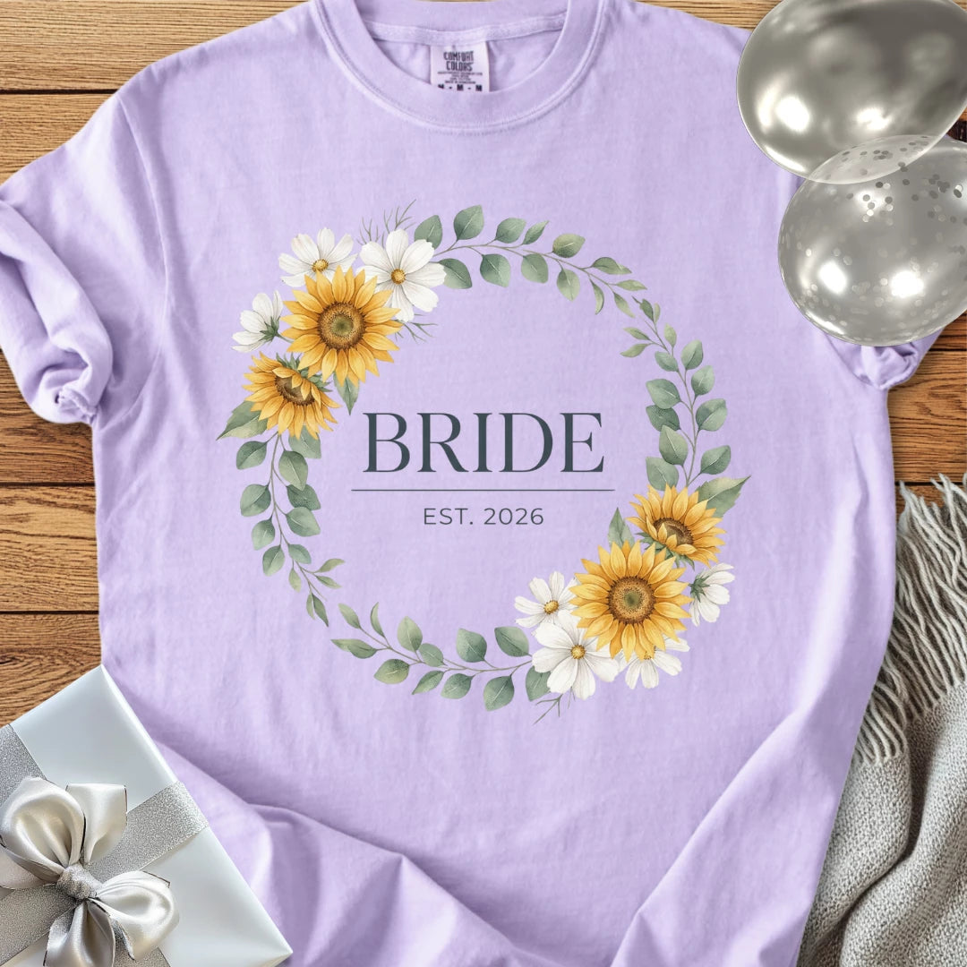 Bride, Est. 2026 - Premium Wedding T-Shirt
