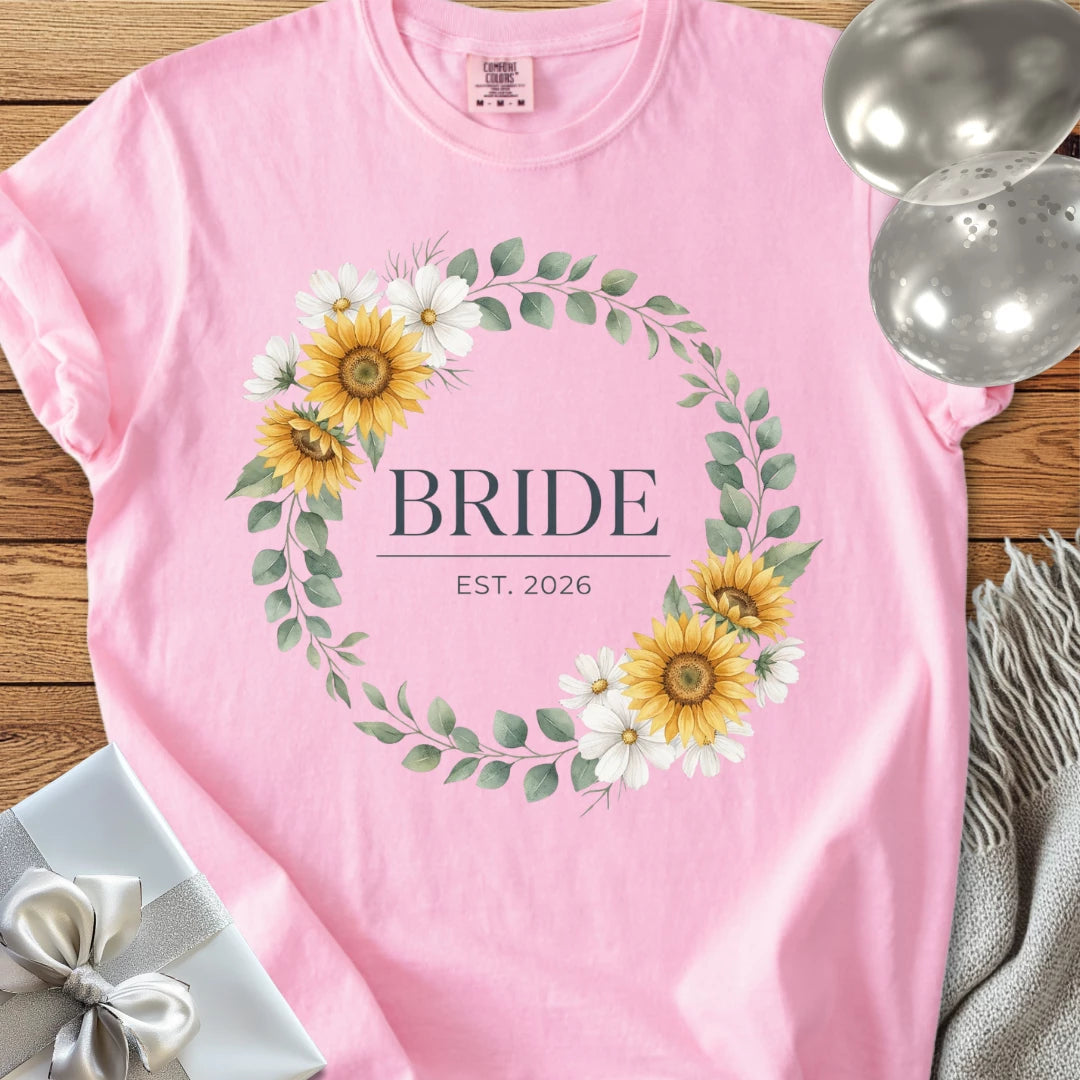 Bride, Est. 2026 - Premium Wedding T-Shirt