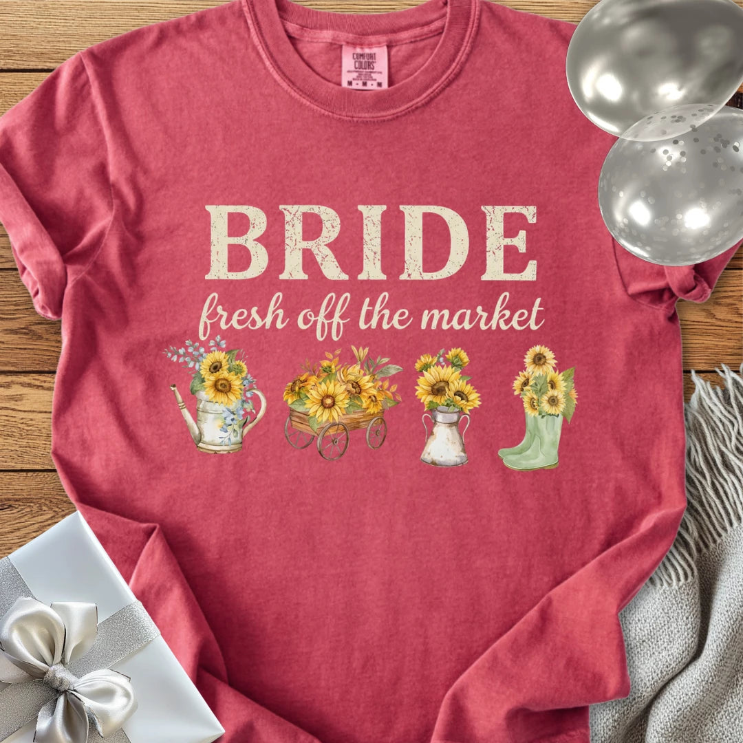 The Bride, Fresh Off the Market - Premium Wedding T-Shirt