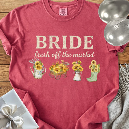 The Bride, Fresh Off the Market - Premium Wedding T-Shirt