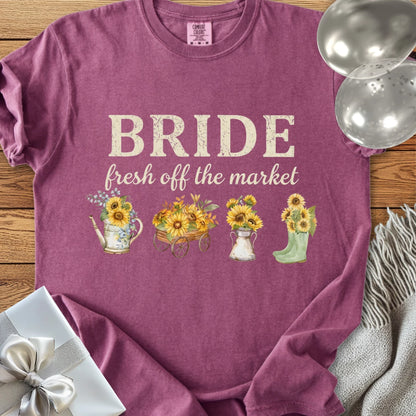 The Bride, Fresh Off the Market - Premium Wedding T-Shirt