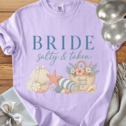 Bride 'Salty & Taken' - Premium Wedding T-Shirt