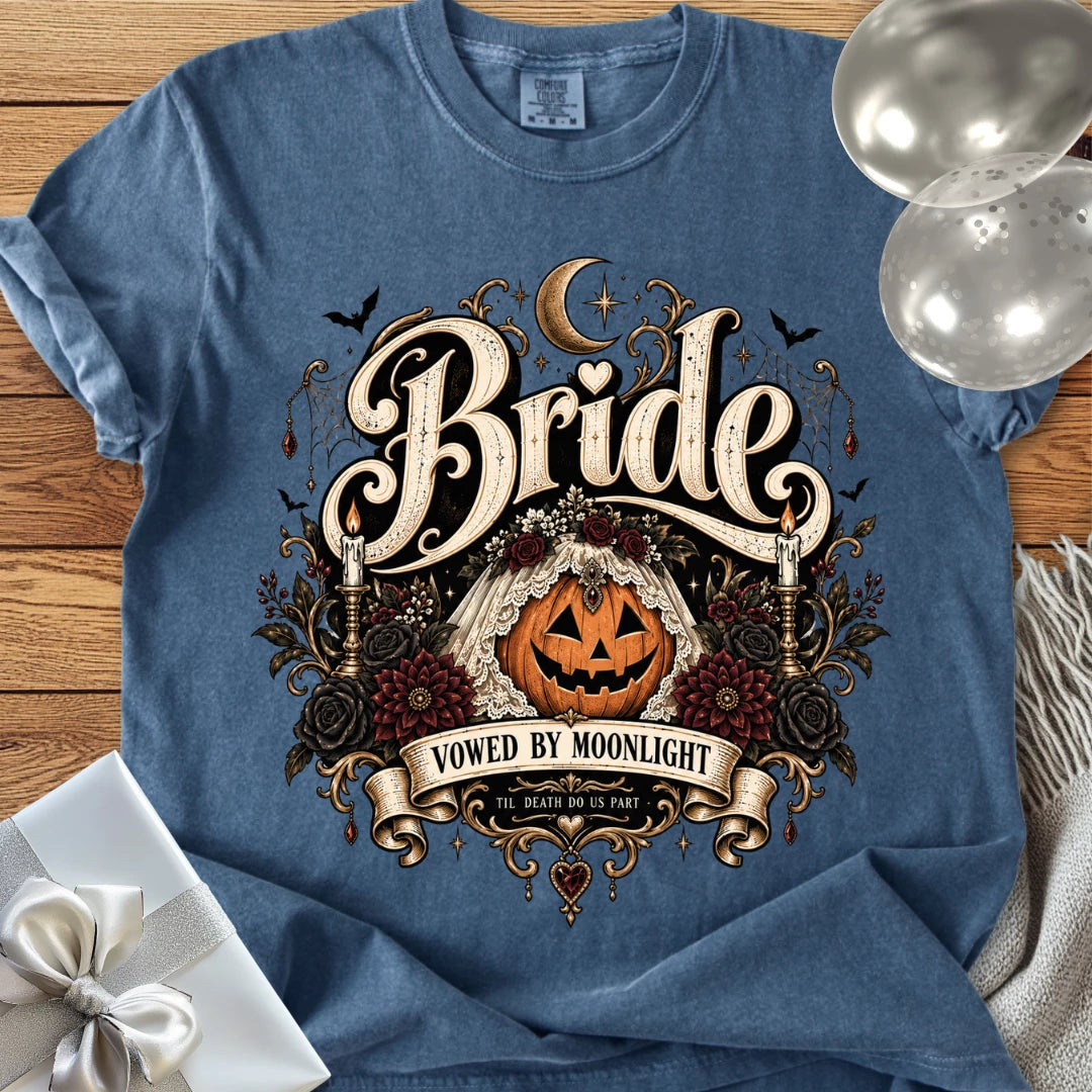 Bride - Premium Halloween Wedding T-Shirt
