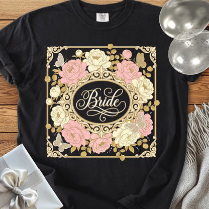Bride - Premium Peony Wedding T-Shirt