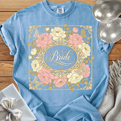 Bride - Premium Peony Wedding T-Shirt