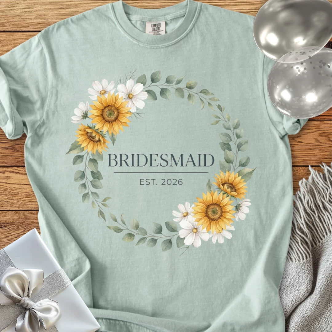 Bridesmaid, Est. 2026 - Premium Wedding T-Shirt