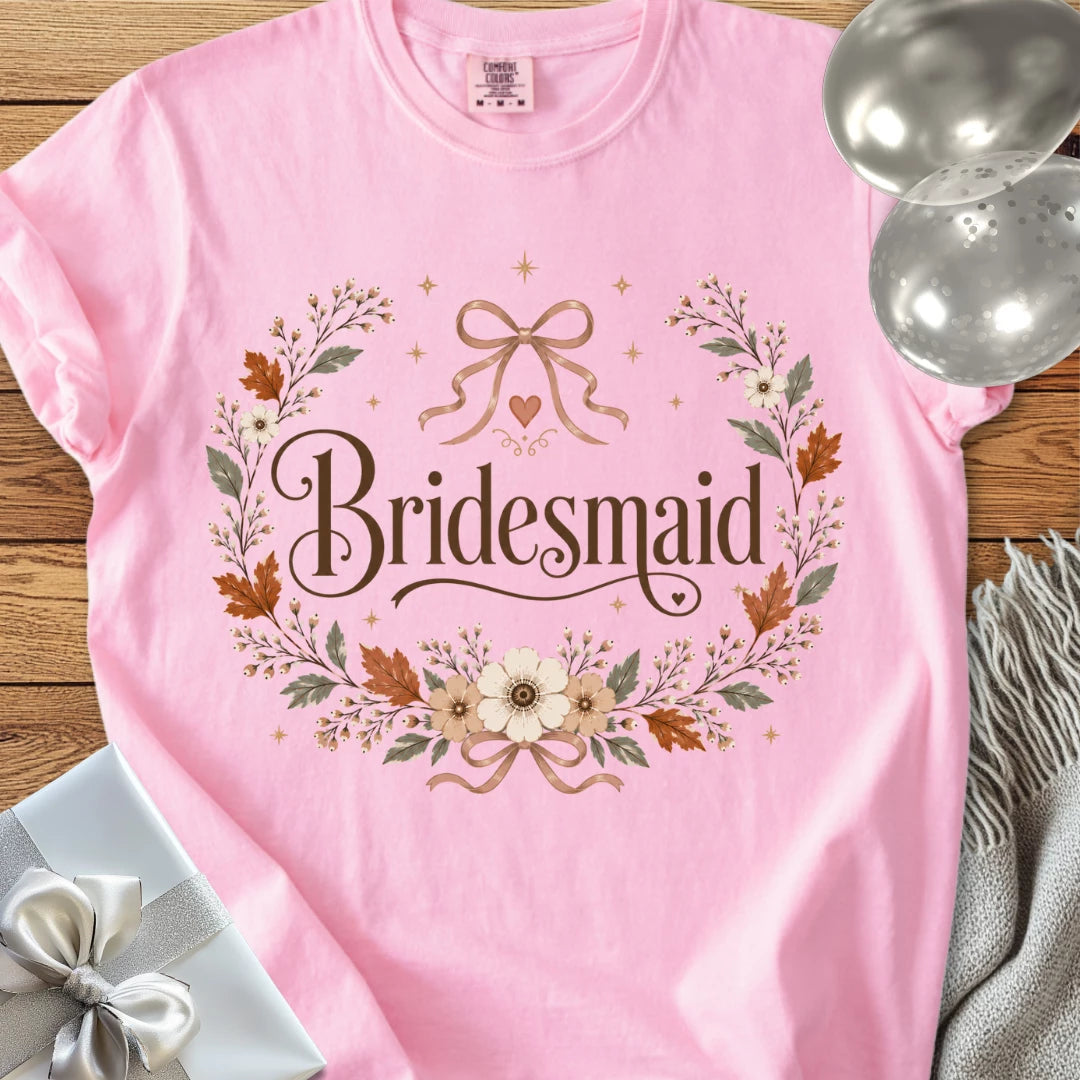 Bridesmaid - Premium Wedding T-Shirt