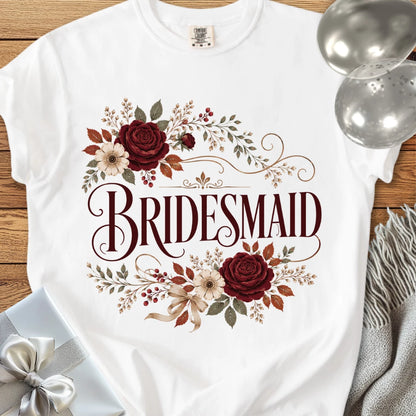 Bridesmaid - Premium Wedding T-Shirt