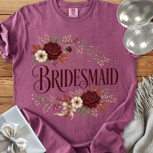 Bridesmaid - Premium Wedding T-Shirt