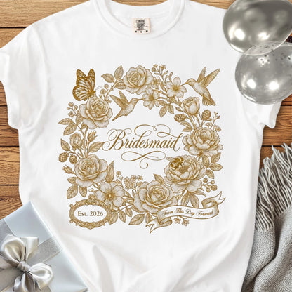 Bridesmaid - Premium Wedding T-Shirt
