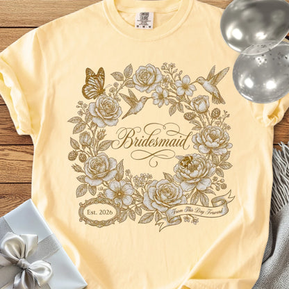 Bridesmaid - Premium Wedding T-Shirt