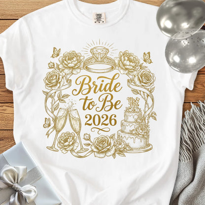 Bride to Be 2026 - Premium Wedding T-Shirt