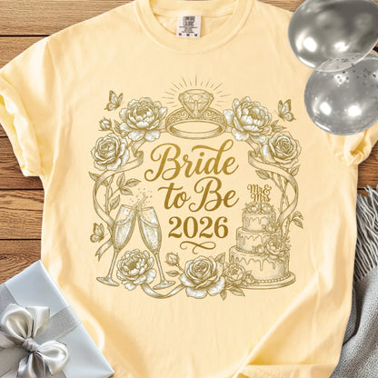 Bride to Be 2026 - Premium Wedding T-Shirt