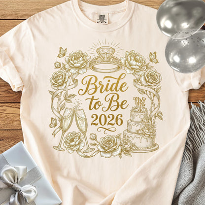 Bride to Be 2026 - Premium Wedding T-Shirt