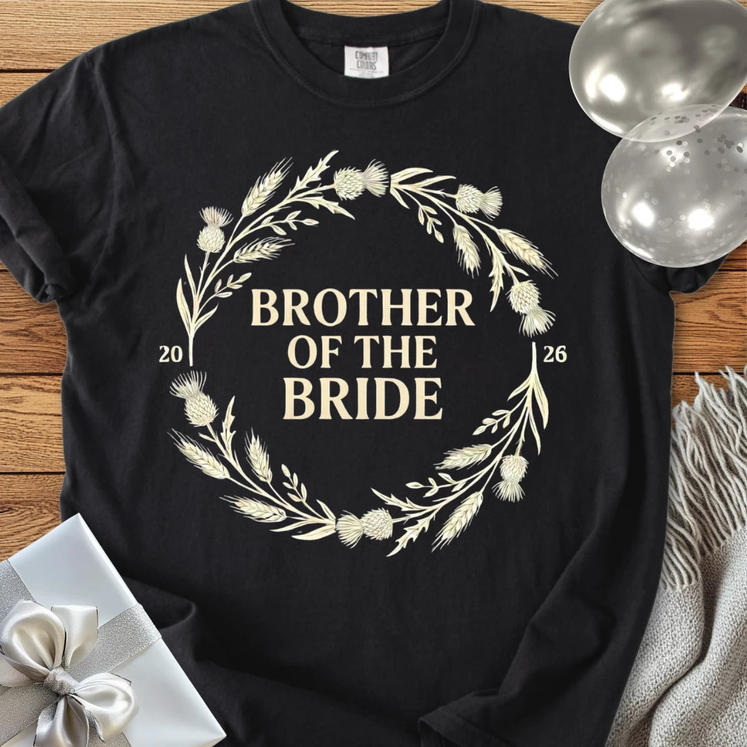 Brother of the Bride 2026 - Premium Wedding T-Shirt