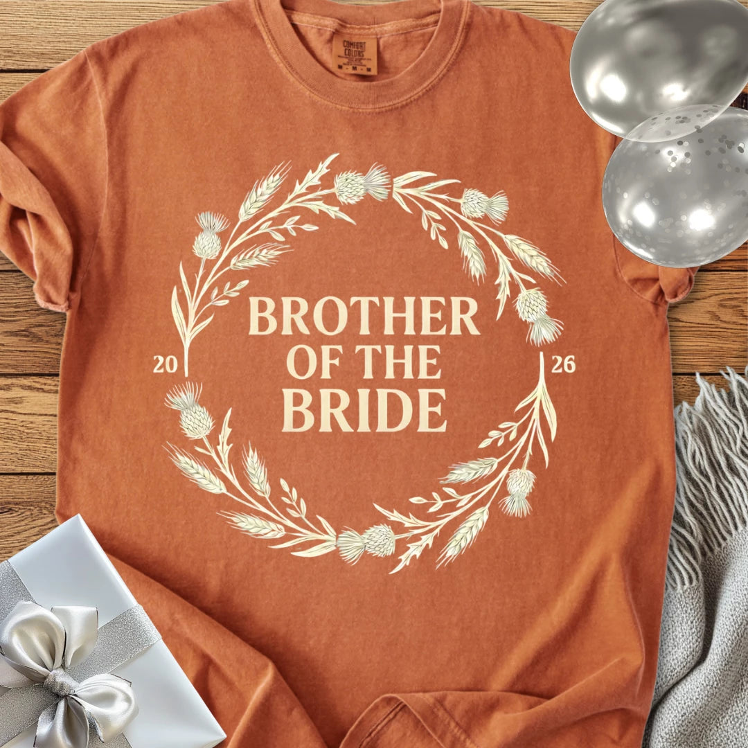 Brother of the Bride 2026 - Premium Wedding T-Shirt