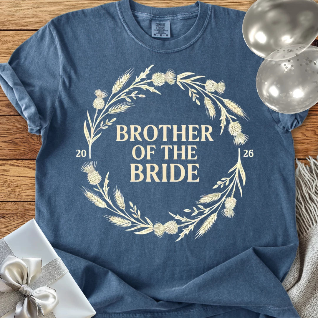 Brother of the Bride 2026 - Premium Wedding T-Shirt