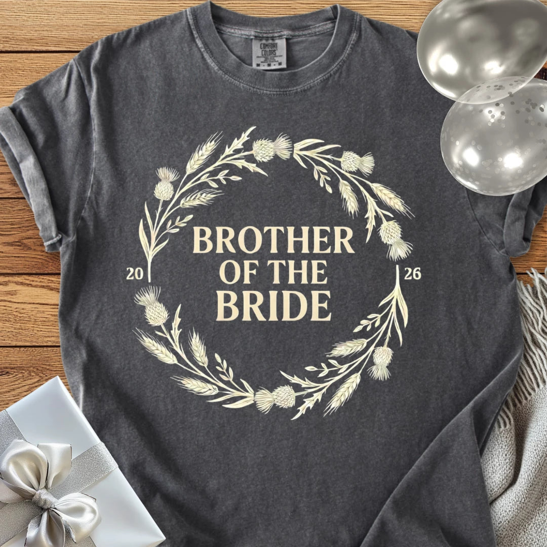 Brother of the Bride 2026 - Premium Wedding T-Shirt