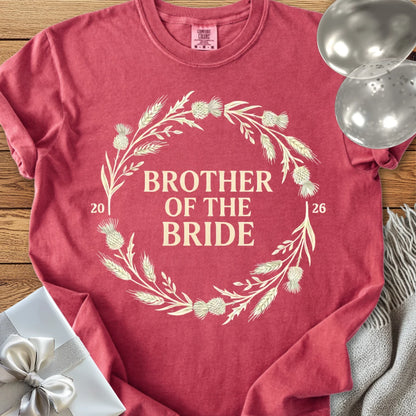 Brother of the Bride 2026 - Premium Wedding T-Shirt