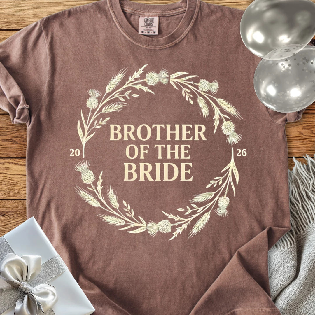 Brother of the Bride 2026 - Premium Wedding T-Shirt