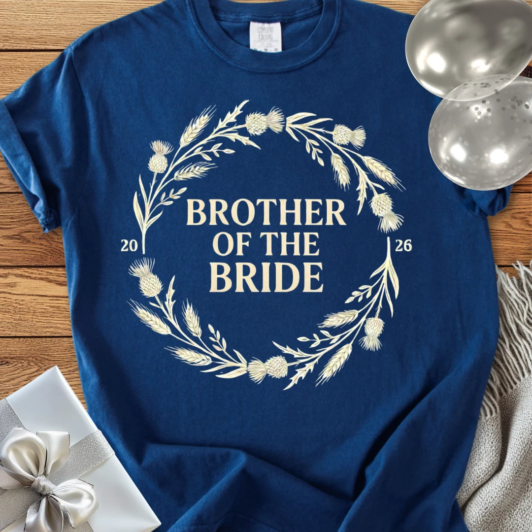 Brother of the Bride 2026 - Premium Wedding T-Shirt