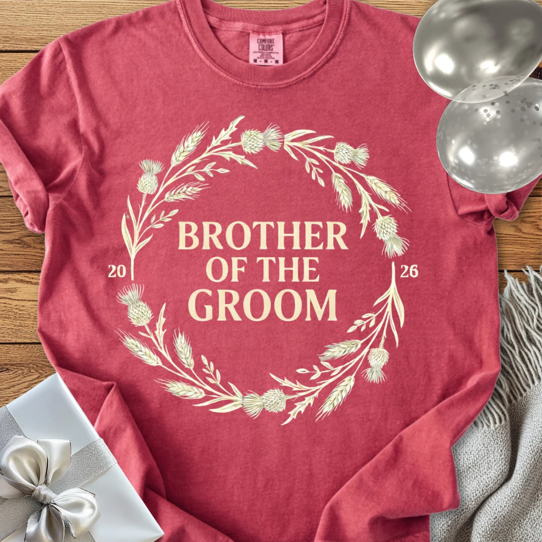 Brother of the Groom 2026 - Premium Wedding T-Shirt