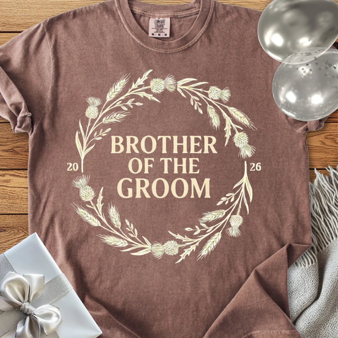 Brother of the Groom 2026 - Premium Wedding T-Shirt